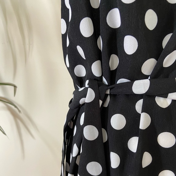NWOT Black/White Polka Dot Dress - Picture 2 of 4